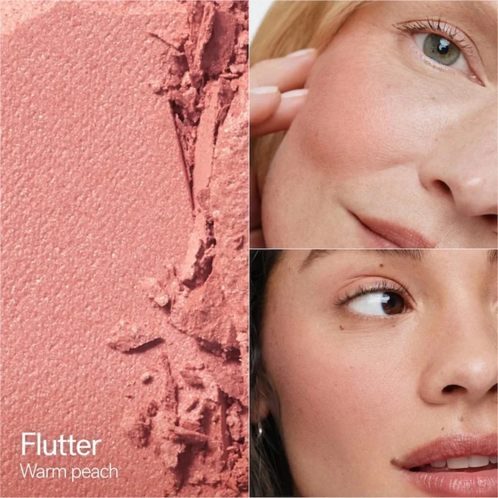 New Ilia Soft Focus Blurring Blush Flutter Warm Peach
